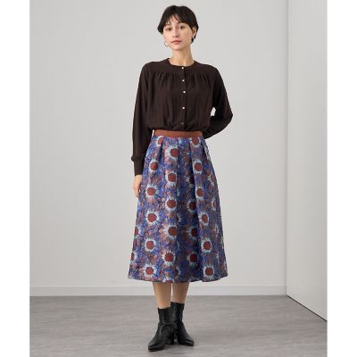 エキストラメリノギャザークルー カーディガン | ANAYI/アナイ | 三越