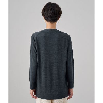 エキストラメリノＶネック　カーディガン