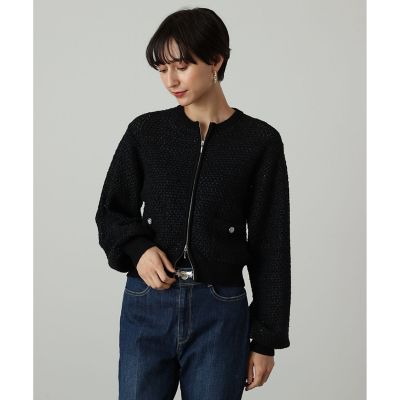 セットアップ対応商品】カラミツイードブルゾン | ANAYI/アナイ
