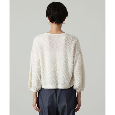 ANAYI プチビジューフリンジ　プルオーバー セール】プチビジューフリンジ プルオーバー（ニット/セーター