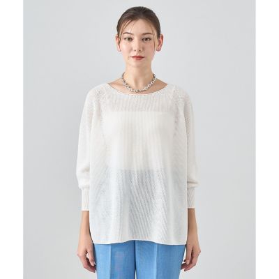 アナイ☆和紙かのこパフスリーブプルオーバー 白 36☆ BPF01_10_10242816600_6100?$