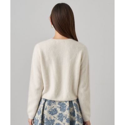 ANAYI フラッフィアソート釦ショート カーディガン フラッフィアソート釦ショート カーディガン | ANAYI/アナイ