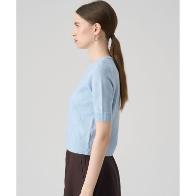 ラメアーガイルプルオーバー