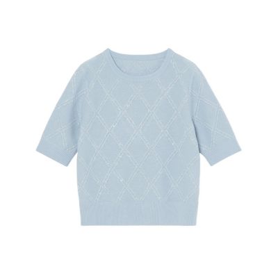 ラメアーガイルプルオーバー