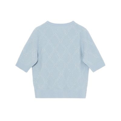 ラメアーガイルプルオーバー