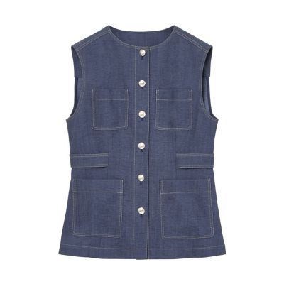 セットアップ対応商品】オックスストレッチポケットジレ | ANAYI