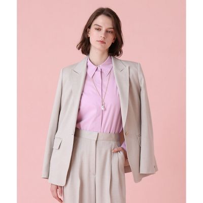【セットアップ対応商品】オックスストレッチシングルジャケット