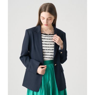 【セットアップ対応商品】オックスストレッチシングルジャケット