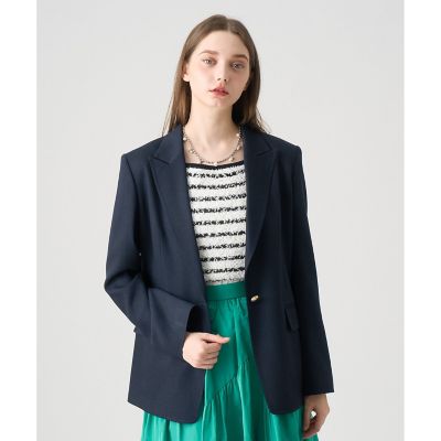 【セットアップ対応商品】オックスストレッチシングルジャケット