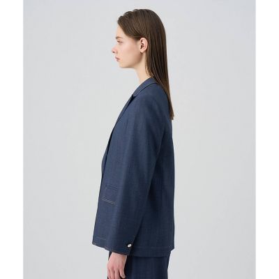 【セットアップ対応商品】オックスストレッチシングルジャケット