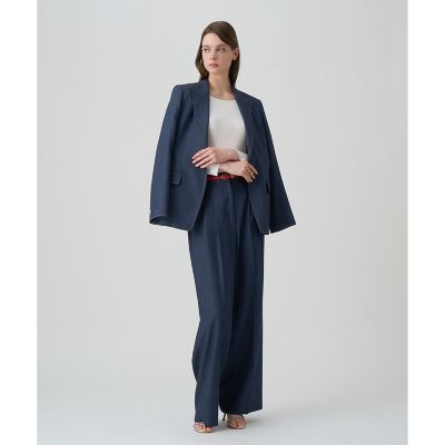 【セットアップ対応商品】オックスストレッチポケットワイドパンツ