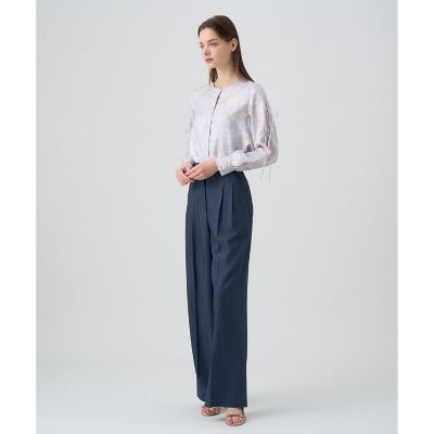 【セットアップ対応商品】オックスストレッチポケットワイドパンツ