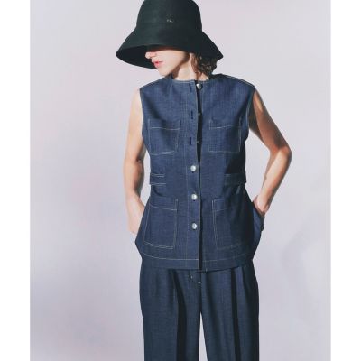 【セットアップ対応商品】オックスストレッチポケットワイドパンツ