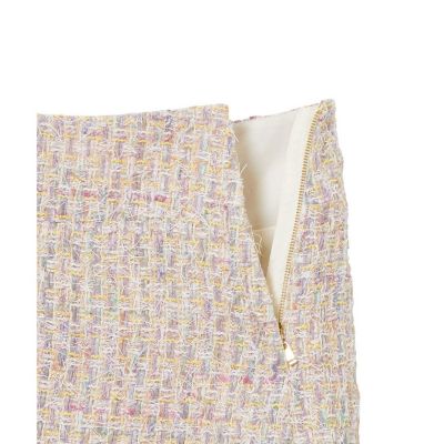 【セットアップ対応商品】フェザーツイードキュロットパンツ