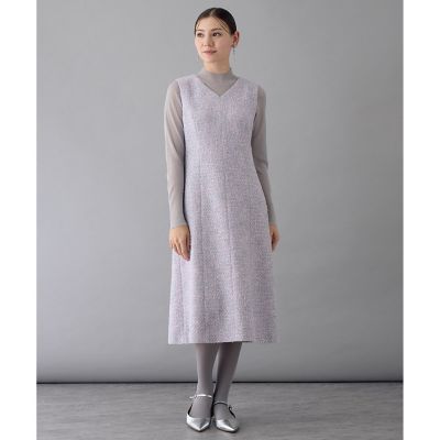 セットアップ対応商品】メタルシャギーツイード ワンピース | ANAYI