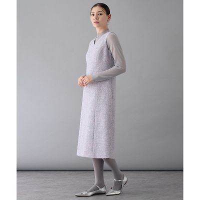 セットアップ対応商品】メタルシャギーツイード ワンピース | ANAYI