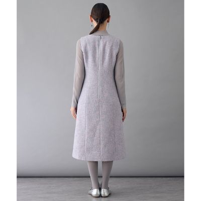 ルネ♡ウールツイードワンピース セットアップ対応商品】メタルシャギーツイード ワンピース | ANAYI