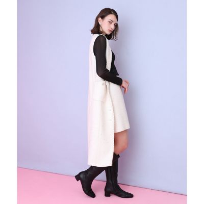 ラメスラブツイードジレワンピース | ANAYI/アナイ | 三越伊勢丹