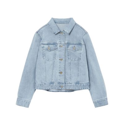 ストレッチデニムペプラムジャケット