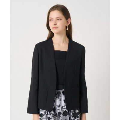 ANAYI ブラック レース ノーカラージャケット ANAYI ブラック レース ノーカラージャケット 楽天市場】【SALE／50