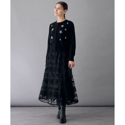スノーフレークチュールフレア　スカート
