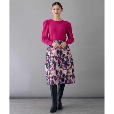 【1292】現行品　アナイ　オーロラジャガードコクーン スカート オーロラジャガードコクーン スカート | ANAYI/アナイ | 三越