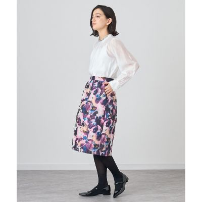 【1292】現行品　アナイ　オーロラジャガードコクーン スカート オーロラジャガードコクーン スカート | ANAYI/アナイ | 三越