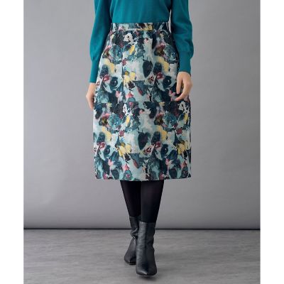 【1292】現行品　アナイ　オーロラジャガードコクーン スカート オーロラジャガードコクーン スカート | ANAYI/アナイ | 三越