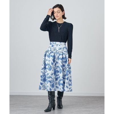 ICB ロングスカート 23区自由区ADOREドゥロワーイエナアナイ