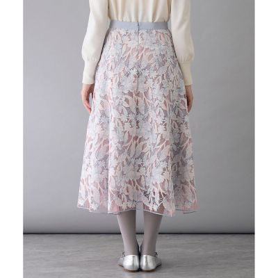 スノーフラワーエンブロイダリー　スカート
