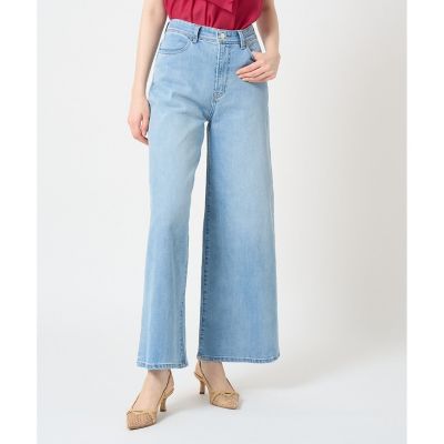 ストレッチデニムワイドパンツ