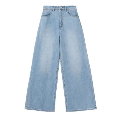ストレッチデニムワイドパンツ