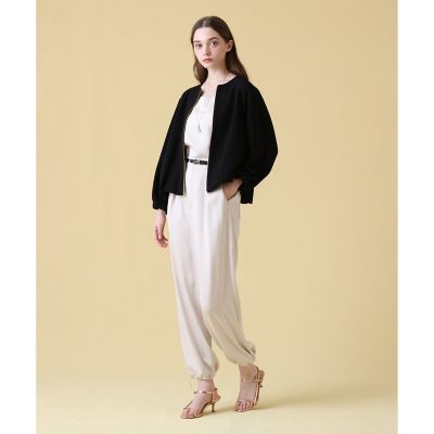 【セットアップ対応商品】ストレッチサテンワークパンツ