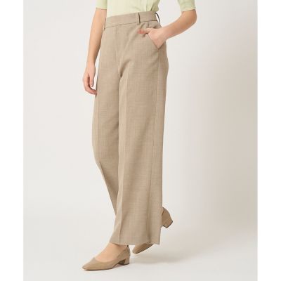 【セットアップ対応商品】カラミリネンライクワイドパンツ