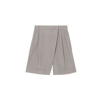 【セットアップ対応商品】麻調スラブドビーショートパンツ