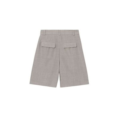 【セットアップ対応商品】麻調スラブドビーショートパンツ