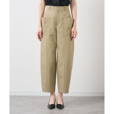チノポケット付きバレルパンツ