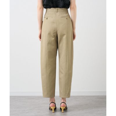 チノポケット付きバレルパンツ