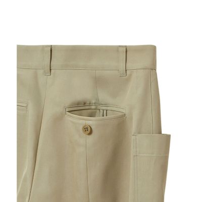 チノポケット付きバレルパンツ