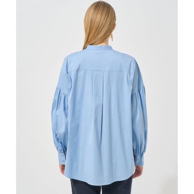 Eternal Line 2025】ストレッチブロードパフ袖ブラウス