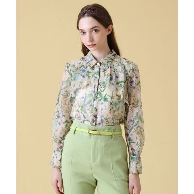 ANAYI ボタニカルプリントブラウス デジタルボタニカルプリントブラウス | ANAYI/アナイ | 三越伊勢丹