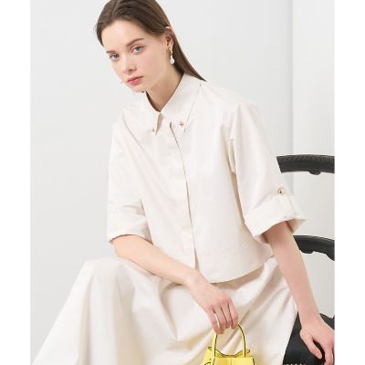 セットアップ対応商品】ツイルクロップドシャツ | ANAYI/アナイ | 三越