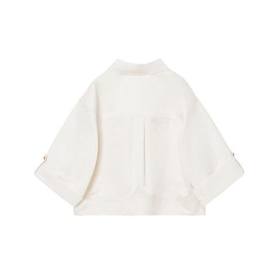 新品タグ付き　アナイ　ツイルクロップドシャツ 新品タグ付きアナイツイルクロップドシャツ