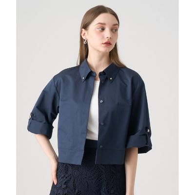 新品タグ付き　アナイ　ツイルクロップドシャツ セットアップ対応商品】ツイルクロップドシャツ | ANAYI/アナイ | 三越