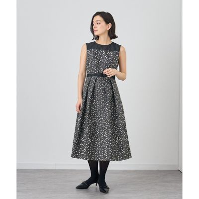 【SALE】ANAYI/アナイ スターダストジャガードシアーヨーク ワンピース 95ブラック ワンピース・ドレス【三越伊勢丹/公式】