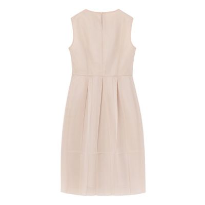 新品 アナイ ダブルクロス Iラインワンピース フォーマル ベージュ系