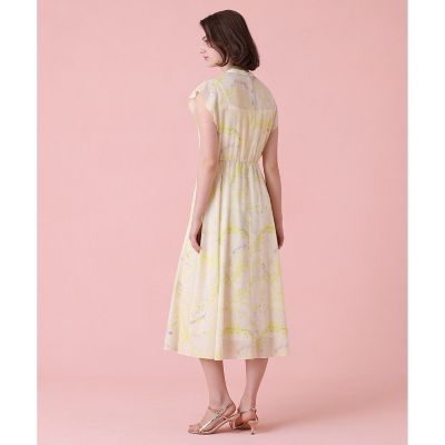 バタフライプリントフリル ワンピース | ANAYI/アナイ | 三越伊勢丹