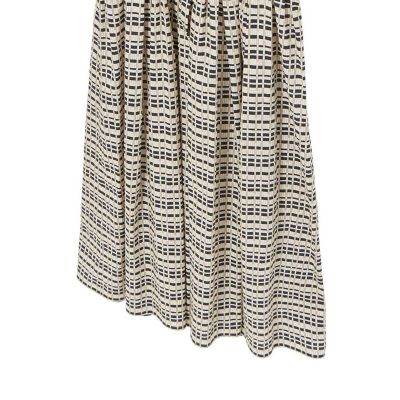 モダンチェックプリントカシュクールワンピース