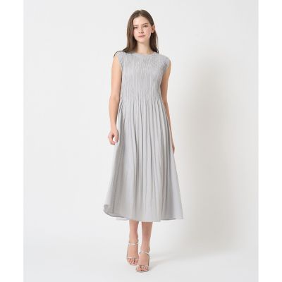 ＜ANAYI＞サッカーストレッチプリーツ　ワンピース