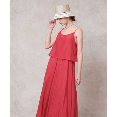 【SALE】ANAYI/アナイ シルクコットンローンキャミ ワンピース 43レッド ワンピース・ドレス【三越伊勢丹/公式】